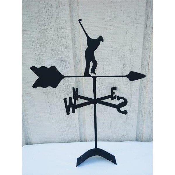 The Lazy Scroll The Lazy Scroll golferroof Golfer Roof Mount Weathervane golferroof